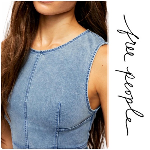 Free People Alex Mini Dress - Ocean spray - Picture 5 of 5